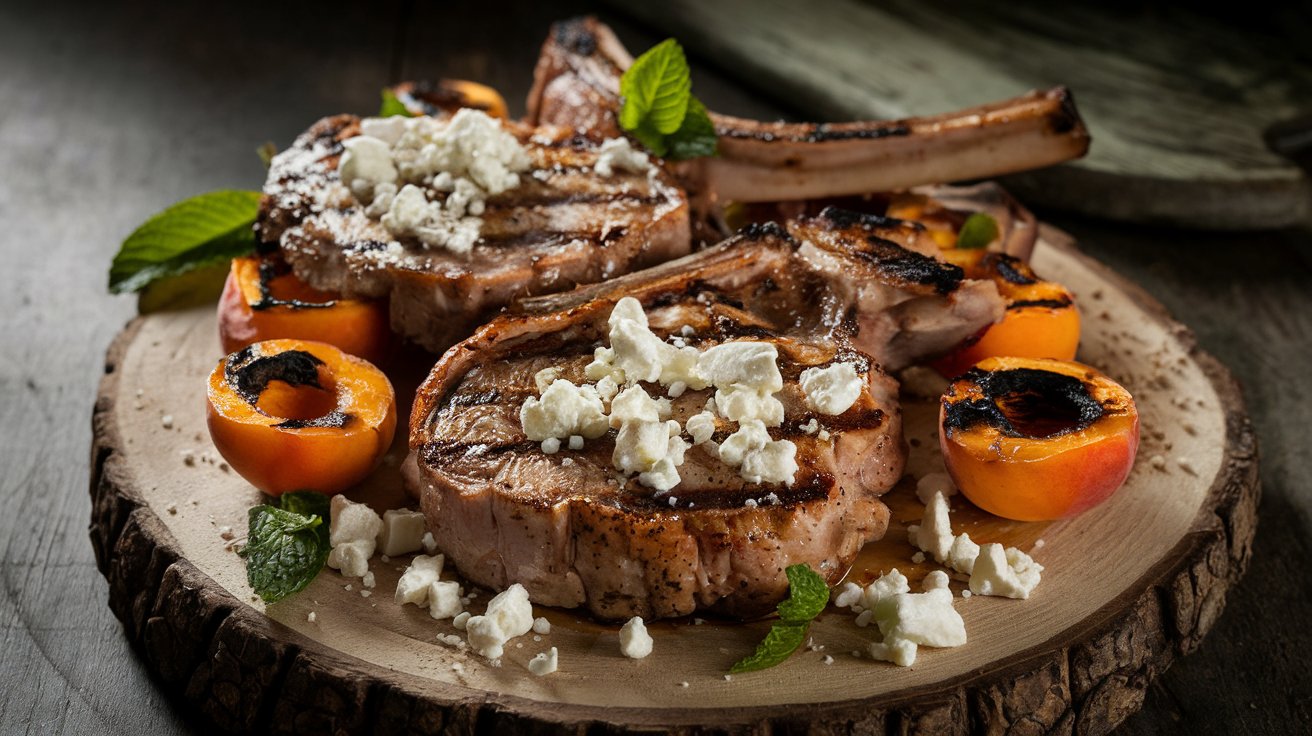 Almoço Low Carb: Costeletas de Porco Grelhadas